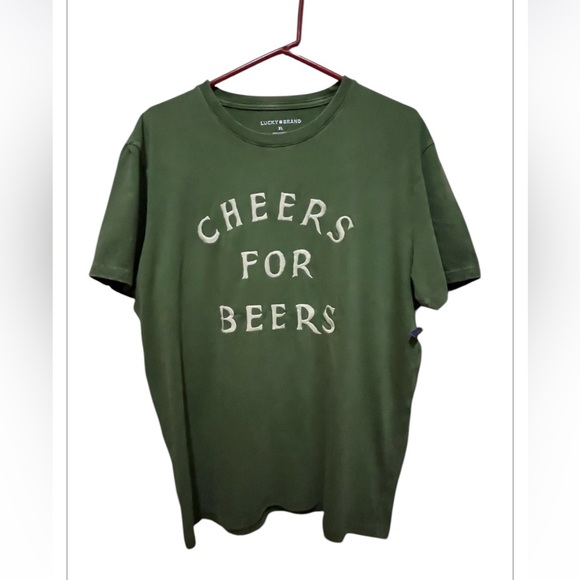 Lucky Brand Tops - LUCKY BRAND EMBROIDERED TEE SHIRT